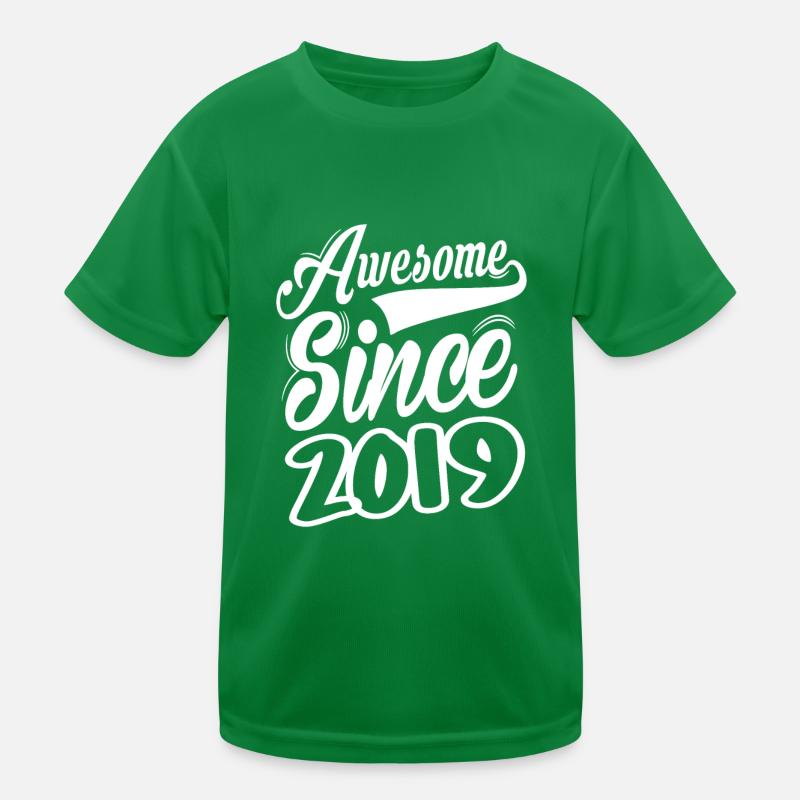 Awesome Since 2019 Kids Functional T-Shirt