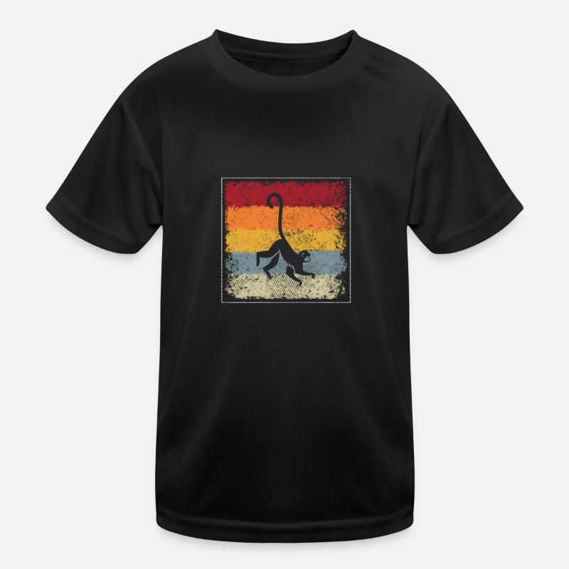 Affe Retro Kinder Funktions-T-Shirt