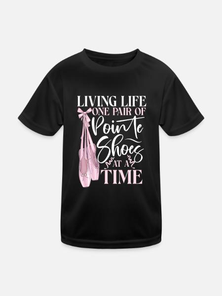 Ballet Danseuse Danse Ballerine - T-shirt sport Enfant - noir - Devant