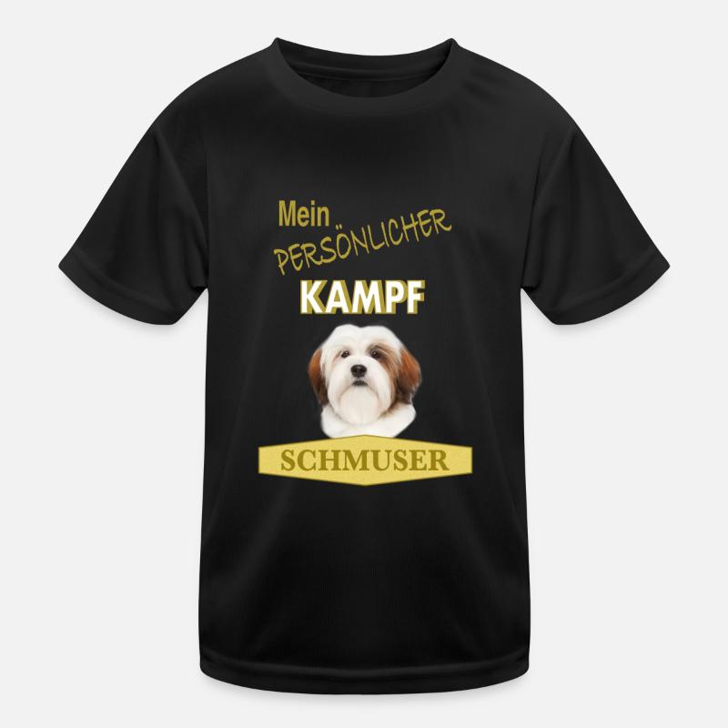 Persönlicher Kampfschmuser - Lhasa Apso Kinder Funktions-T-Shirt