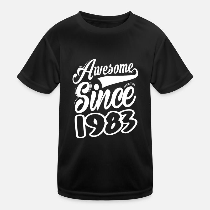 Awesome Since 1983 Kids Functional T-Shirt