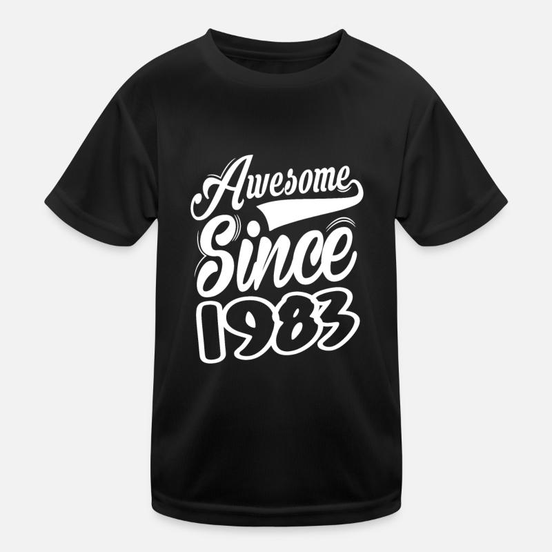 Awesome Since 1983 Kids Functional T-Shirt