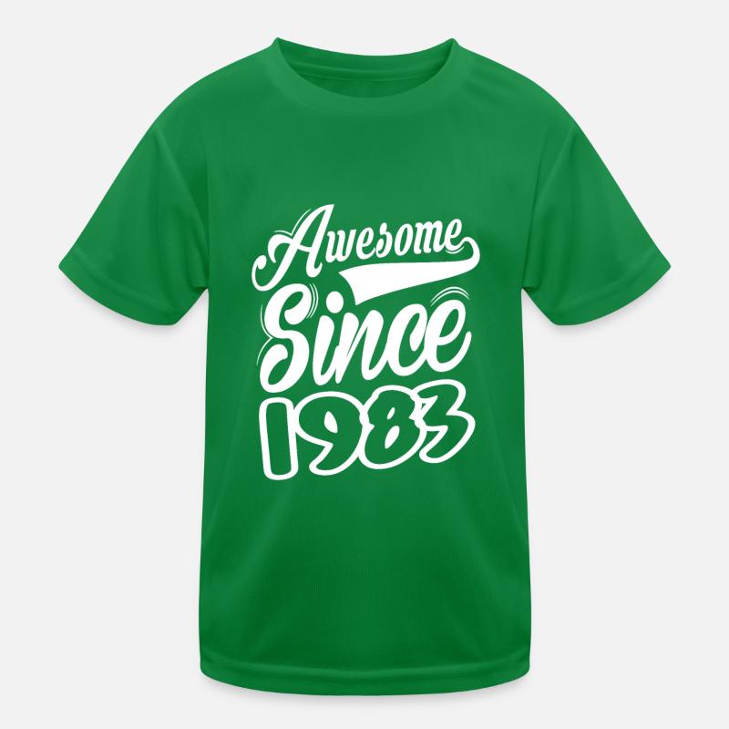 Awesome Since 1983 Kids Functional T-Shirt