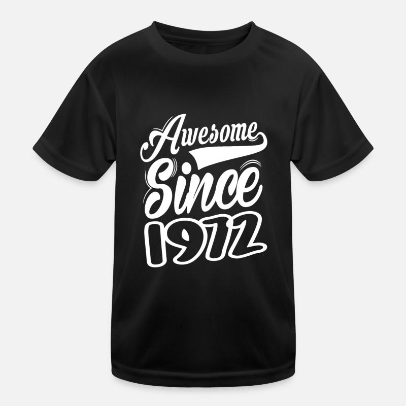 Awesome Since 1972 Kids Functional T-Shirt