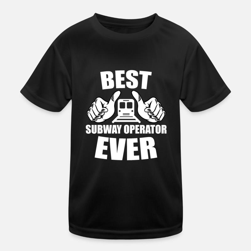 Best Subway Operator Outfit Ever Kids Functional T-Shirt