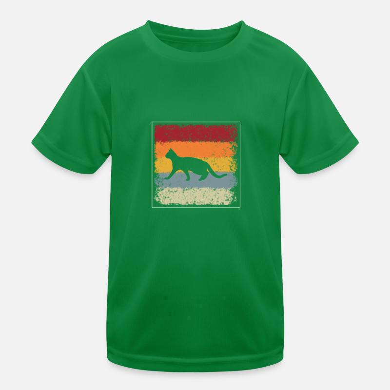 Chat Rétro T-shirt sport Enfant