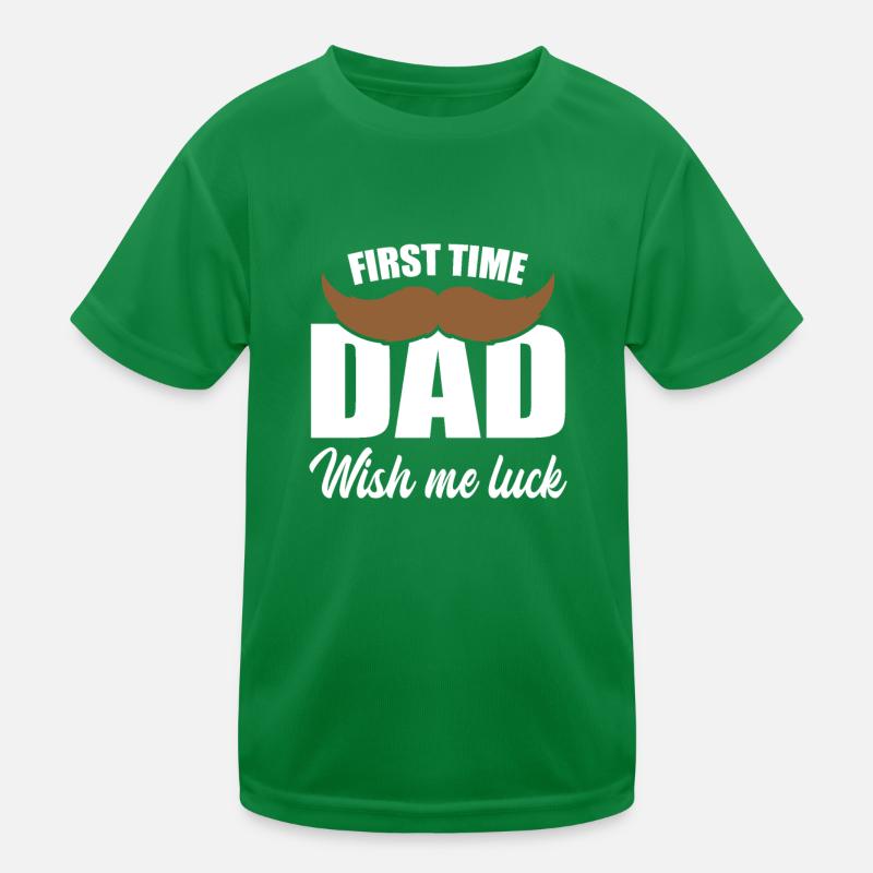 Werdender Papa Bart Vater Vaterschaft Geschenk Kinder Funktions-T-Shirt