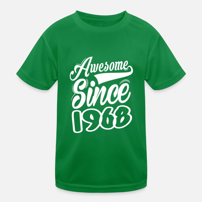 Awesome Since 1968 Kids Functional T-Shirt
