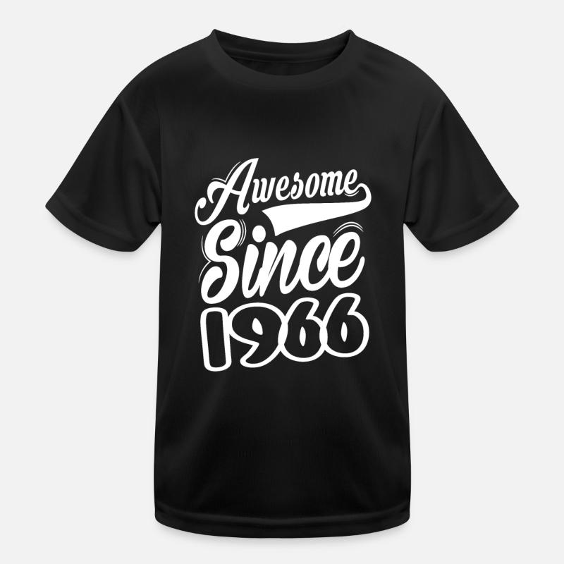 Awesome Since 1966 Kids Functional T-Shirt