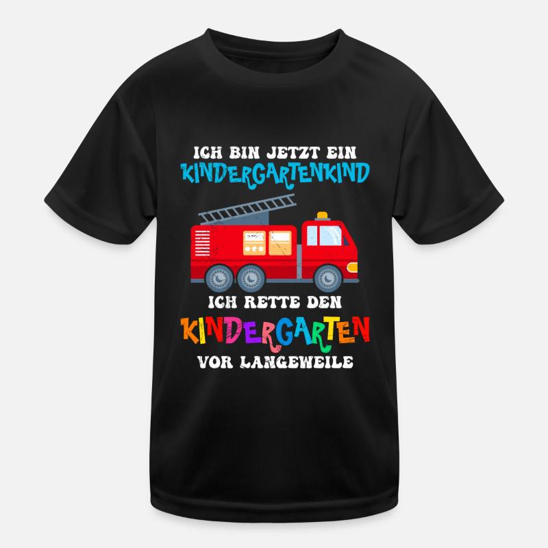 Ich bin jetzt ein Kindergartenkind Kindergarten Kinder Funktions-T-Shirt
