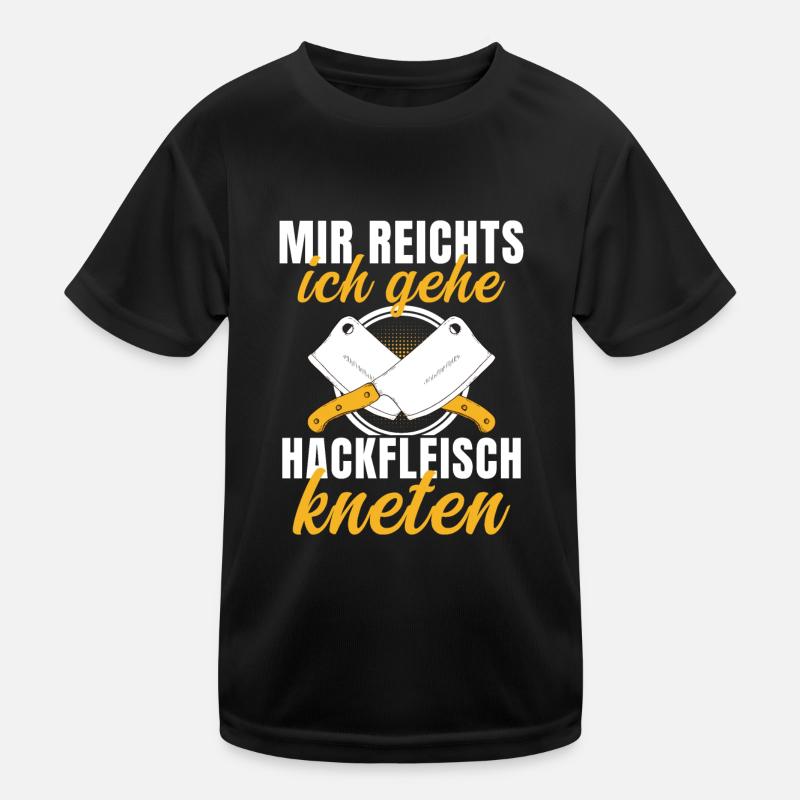 Metzger Fleischer Mir reichts Kinder Funktions-T-Shirt