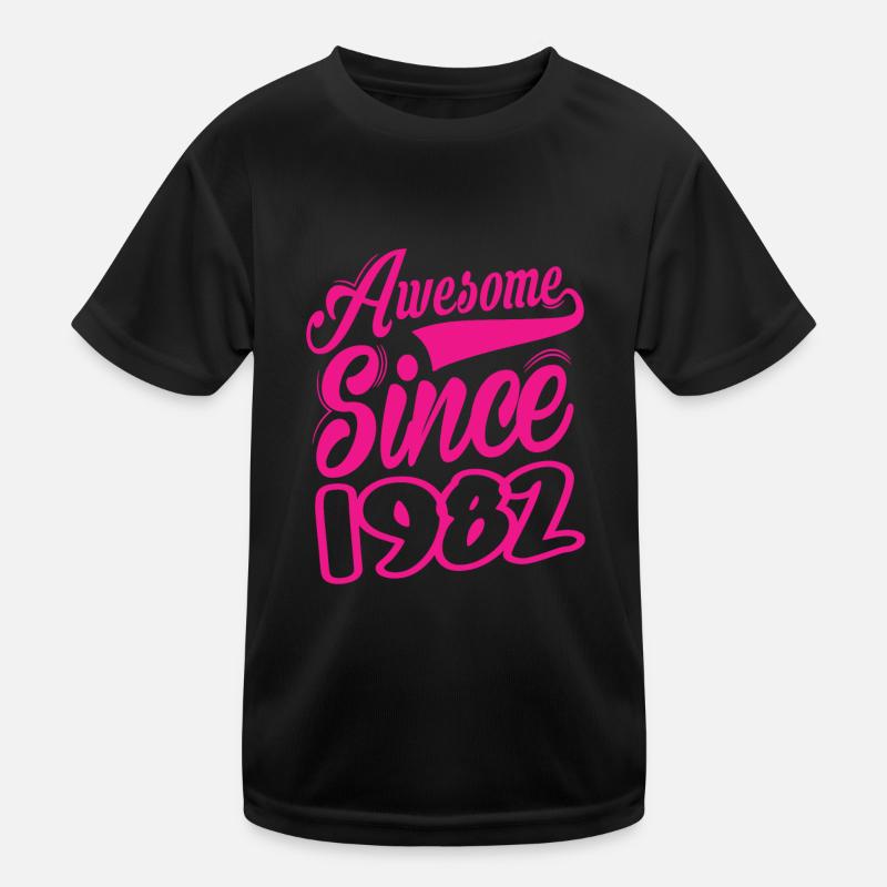 Awesome Since 1982 Kids Functional T-Shirt