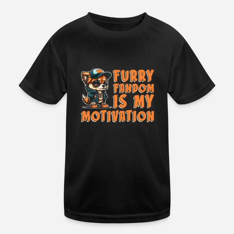Furry Fandom Fursuits Cute Kids Functional T-Shirt