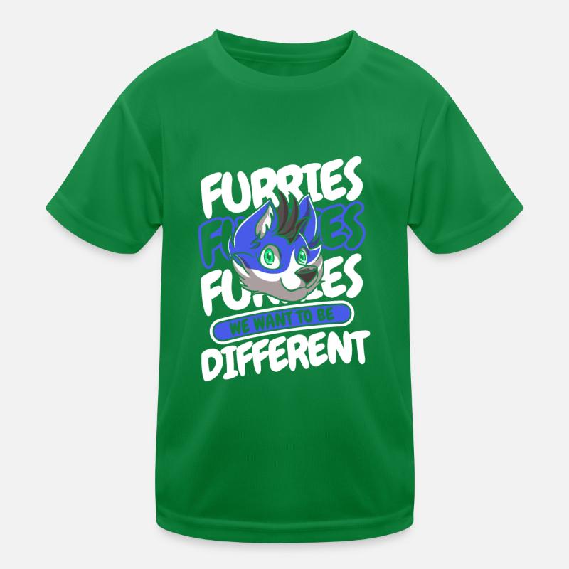 Furry Fandom Fursuits Drôle T-shirt sport Enfant