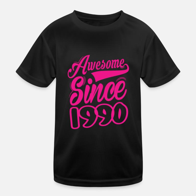 Awesome Since 1990 Kids Functional T-Shirt
