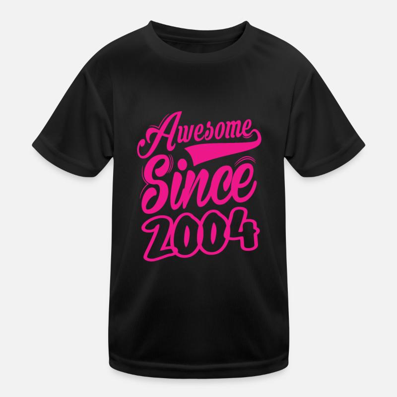 Awesome Since 2004 Kinder Funktions-T-Shirt