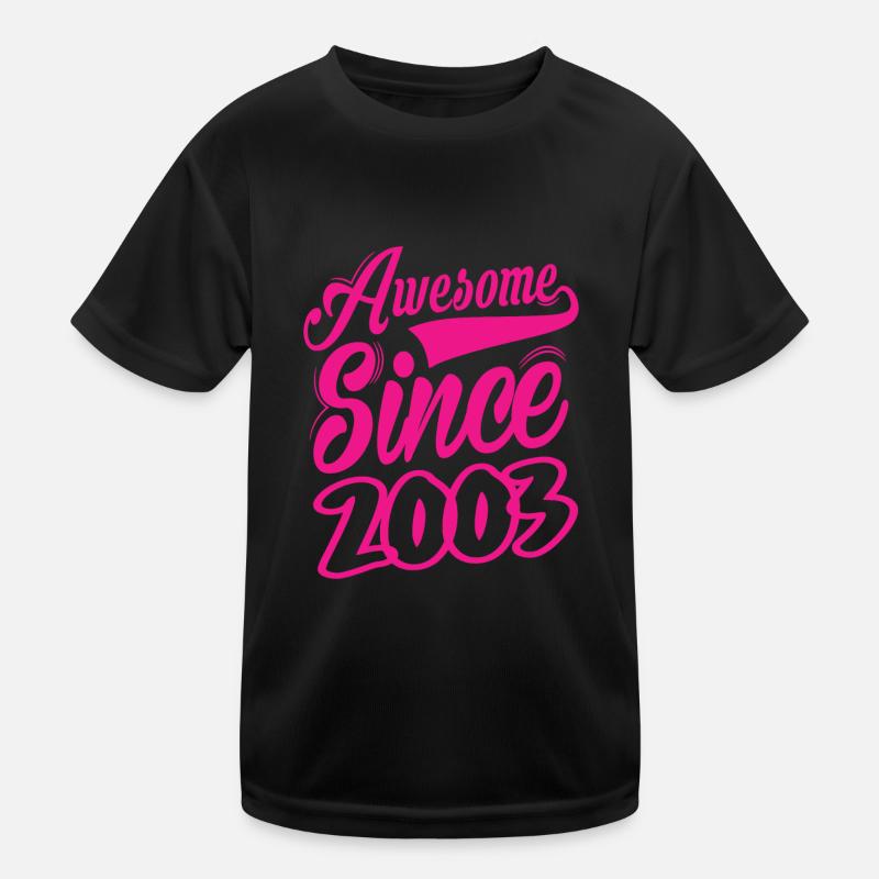 Awesome Since 2003 Kids Functional T-Shirt
