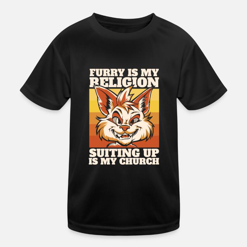 Furry Fandom Fursuits Kids Functional T-Shirt