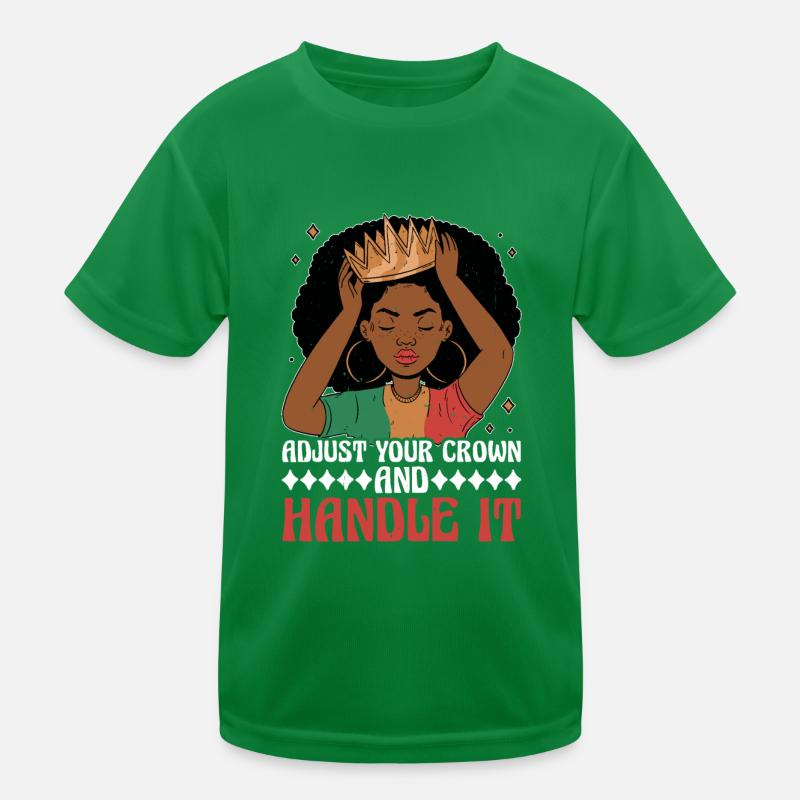 Adjust Your Crown And Handle It 8 Kinder Funktions-T-Shirt