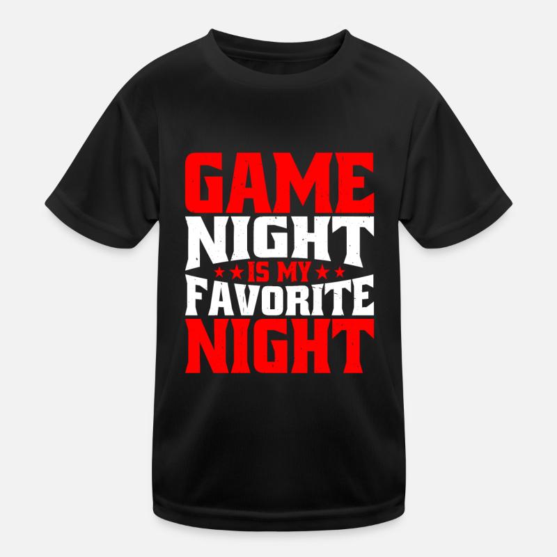La soirée de jeu est ma soirée préférée T-shirt sport Enfant