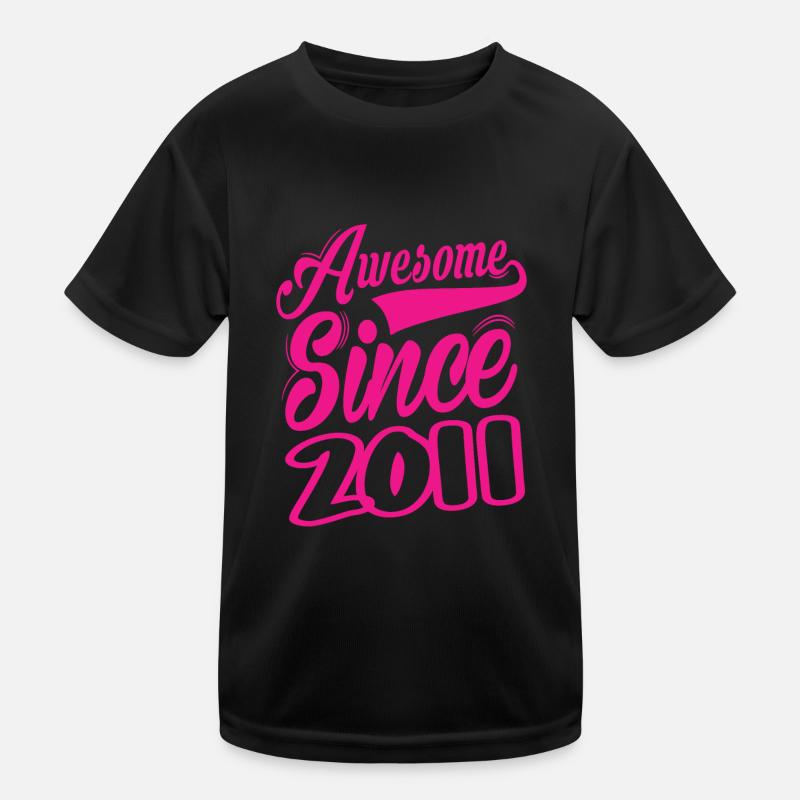 Awesome Since 2011 Kinder Funktions-T-Shirt