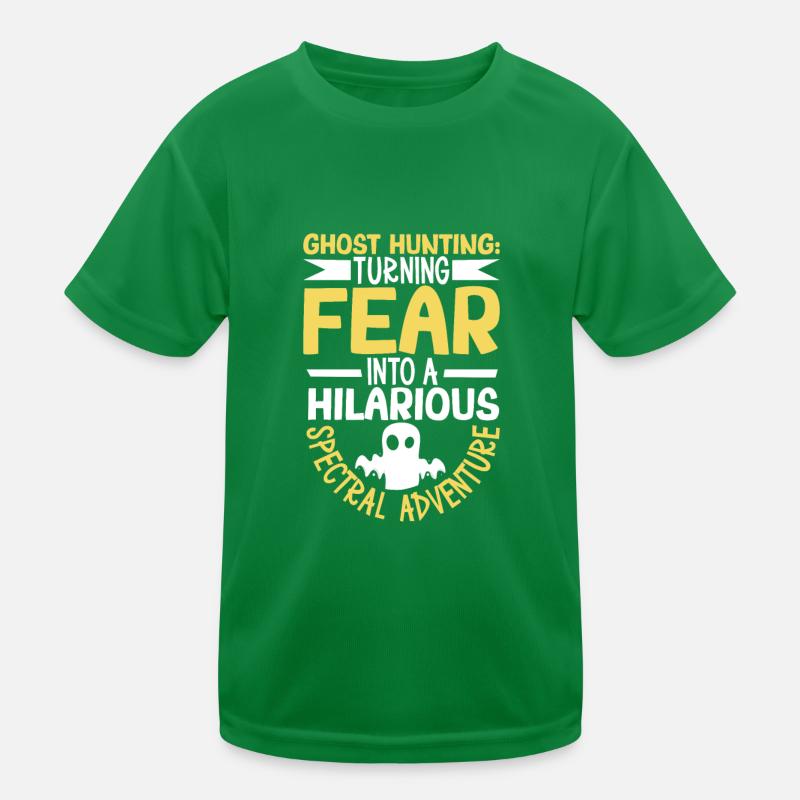 Paranormal Research Halloween Ghost Hunter Kids Functional T-Shirt