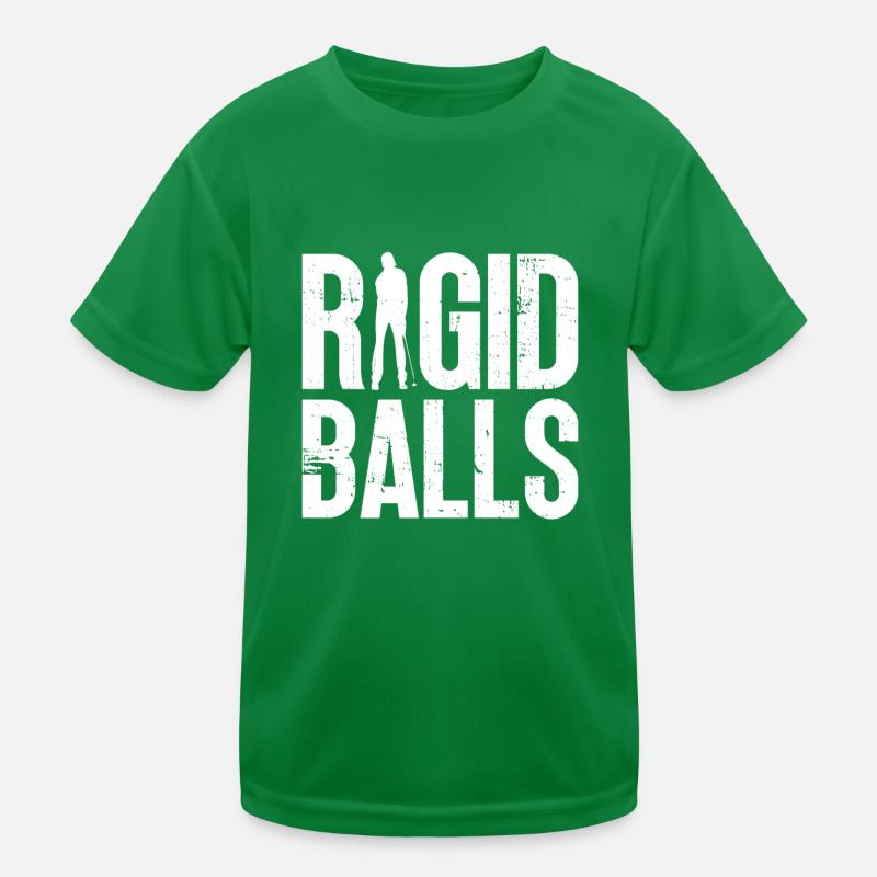 Rigid Balls - Funny Golf Kids Functional T-Shirt