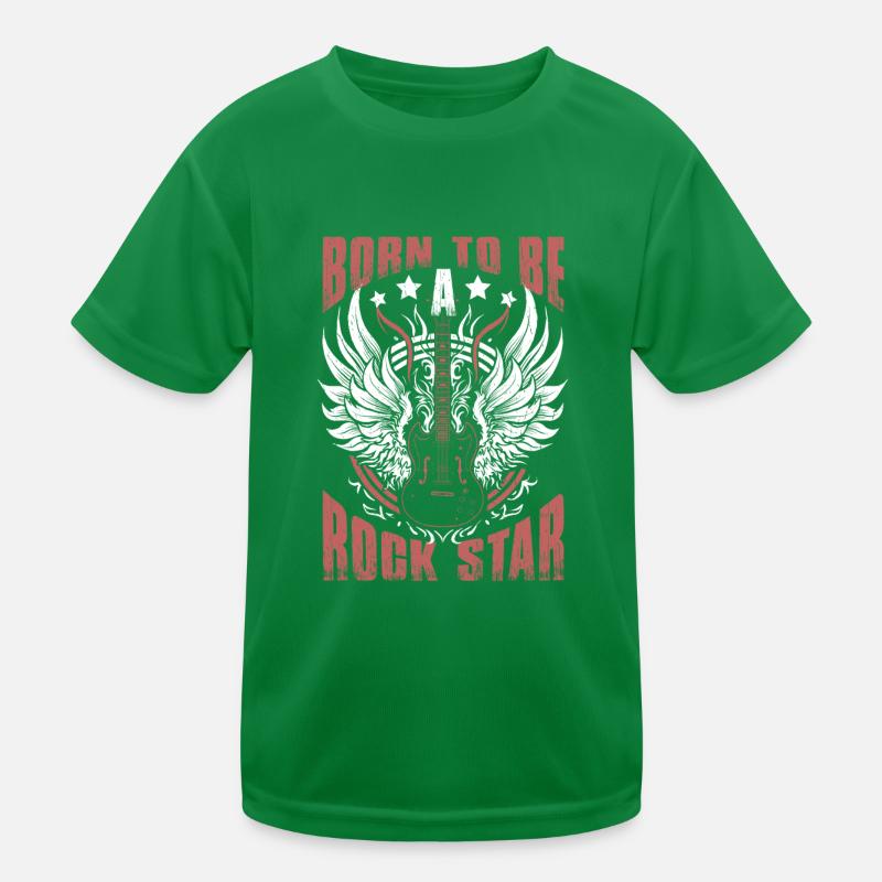 Geboren, um ein zu sein Rockmusik Kinder Funktions-T-Shirt