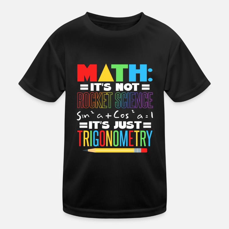 Mathelehrer Kinder Funktions-T-Shirt