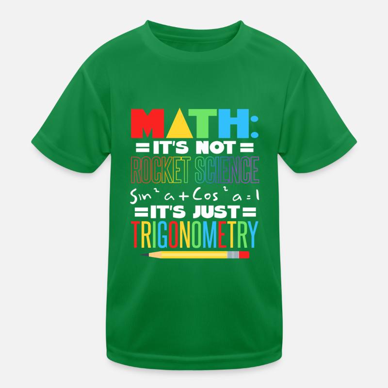 Mathelehrer Kinder Funktions-T-Shirt