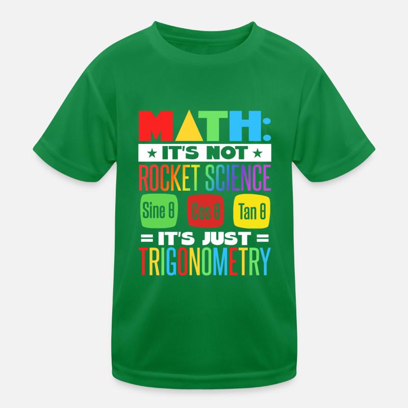 Mathelehrer Kinder Funktions-T-Shirt