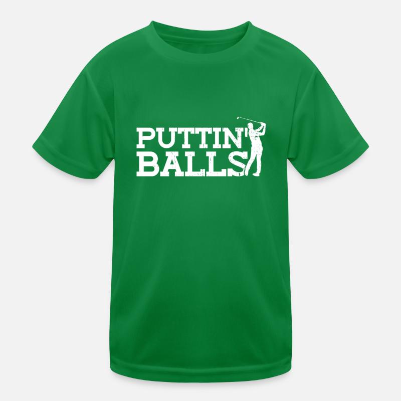 Puttin' Balls - Drôle de golf T-shirt sport Enfant