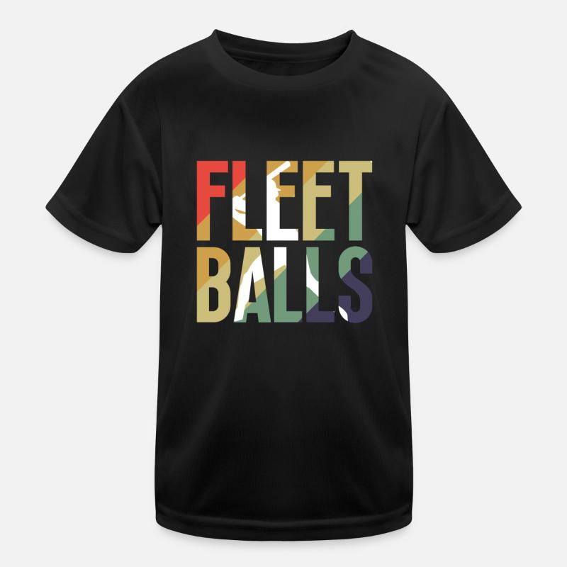 Flotte Bälle - Lustiger Baseball Kinder Funktions-T-Shirt