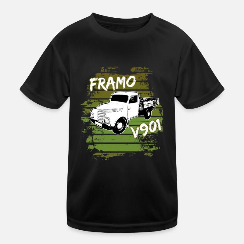 Framo pritsche Transporter Lkw DDR IFA Oldtimer Kinder Funktions-T-Shirt