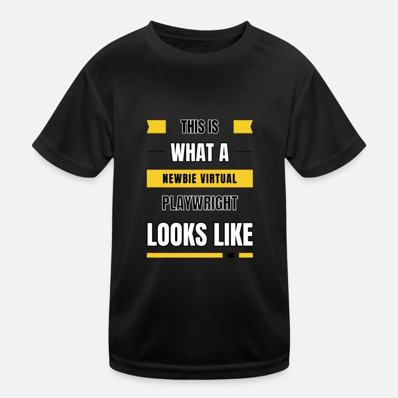 Newbie virtual playwright Kids Functional T-Shirt
