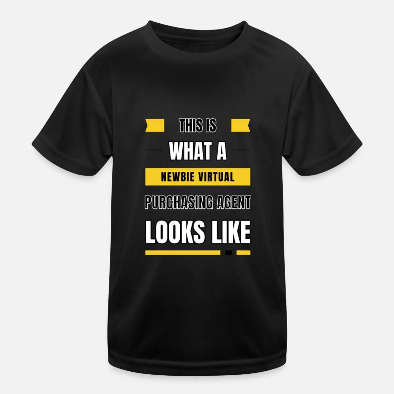 Virtueller Einkäufer für Neulinge Kinder Funktions-T-Shirt