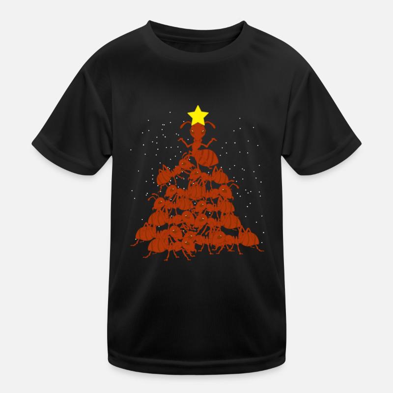 Fourmis Arbre de Noël Noël T-shirt sport Enfant