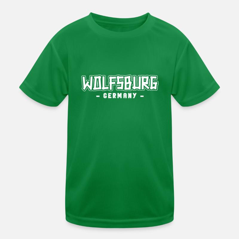 Wolfsburgerin Wolfsburger Wolfsburg Kinder Funktions-T-Shirt