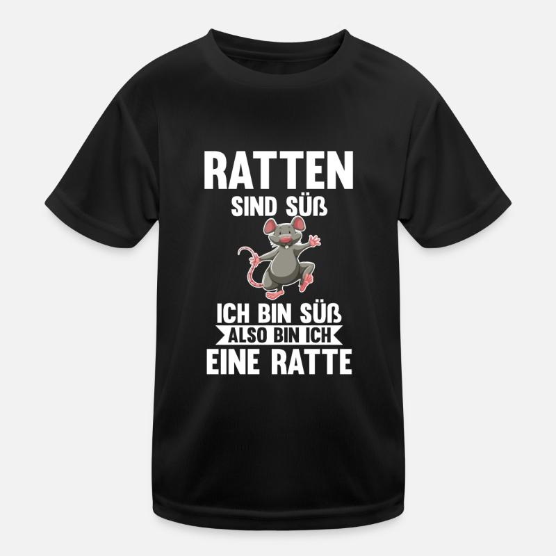 Nagetier Ratte Ratten Kinder Funktions-T-Shirt