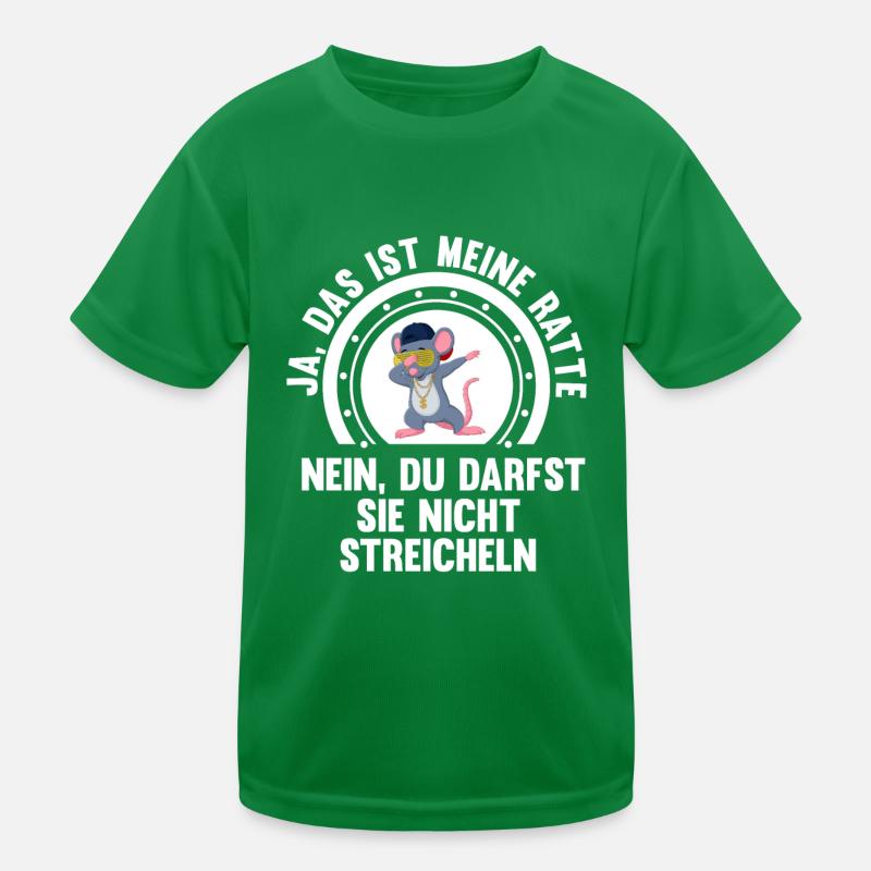 Nagetier Ratte Ratten Kinder Funktions-T-Shirt