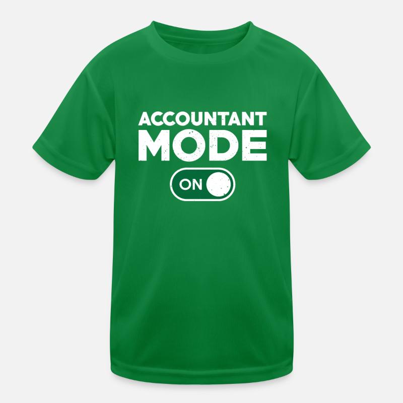 Mode comptable drôle en tenue T-shirt sport Enfant