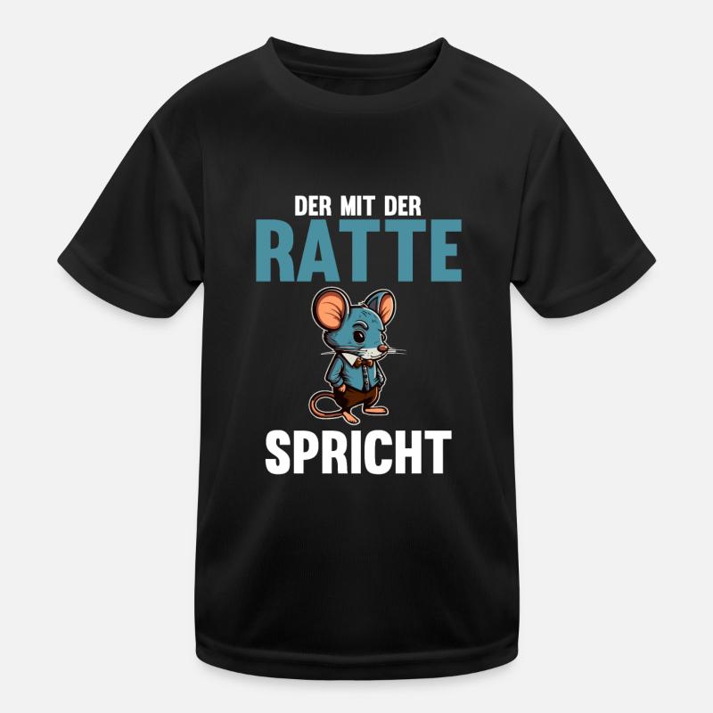 Nagetier Ratte Ratten Kinder Funktions-T-Shirt
