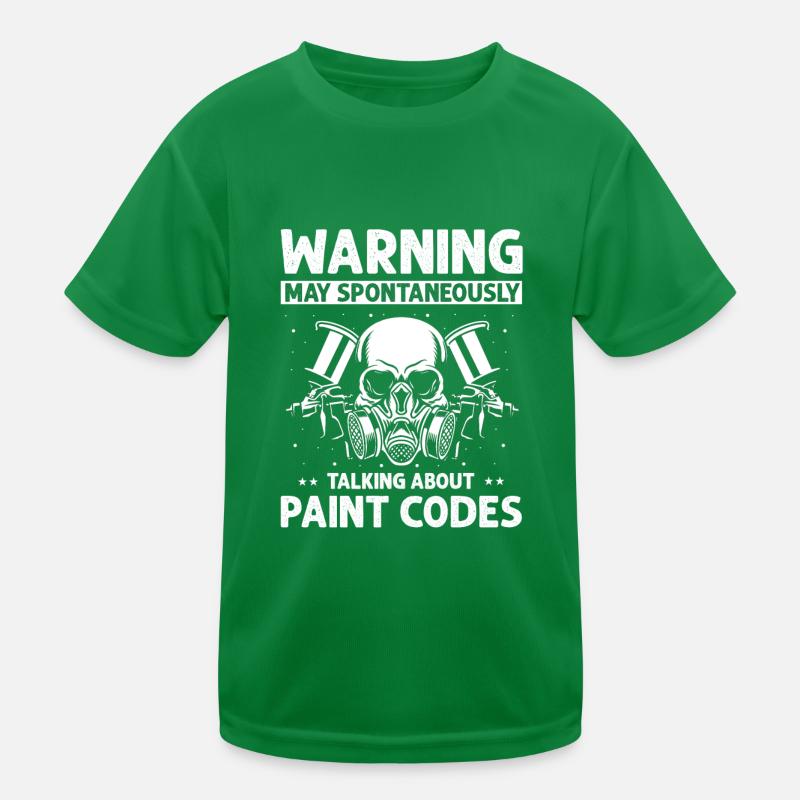 Car Painter Offer for Body Technicians Kids Functional T-Shirt