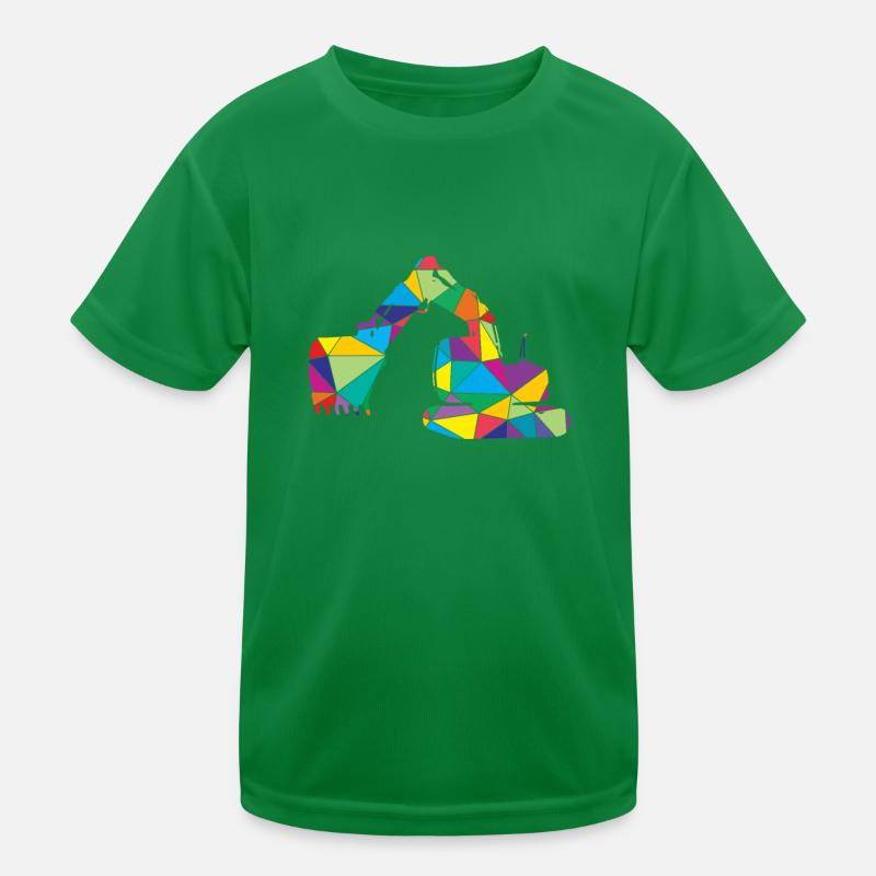 Pelle poly à faible construction Poly T-shirt sport Enfant