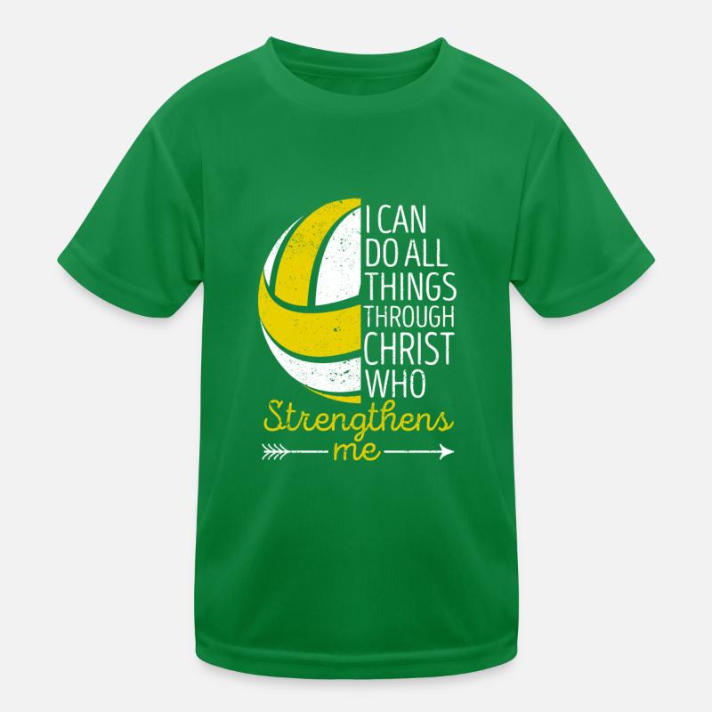 Alle Dinge durch Christus tun Philipper 4:13 Kinder Funktions-T-Shirt