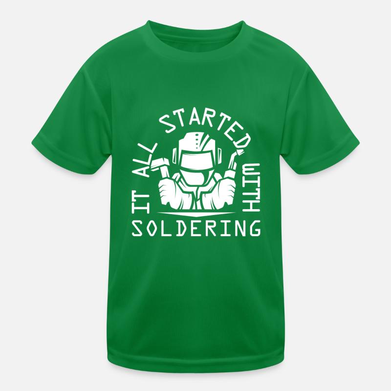 Welder Locksmith Kids Functional T-Shirt