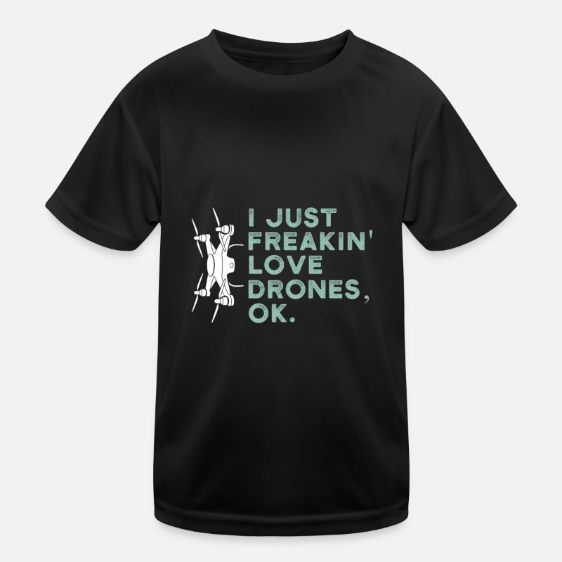 Drone Pilot Kids Functional T-Shirt