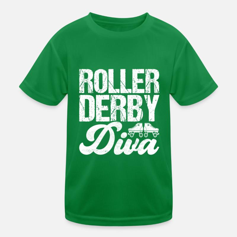 Roller Derby Kinder Funktions-T-Shirt