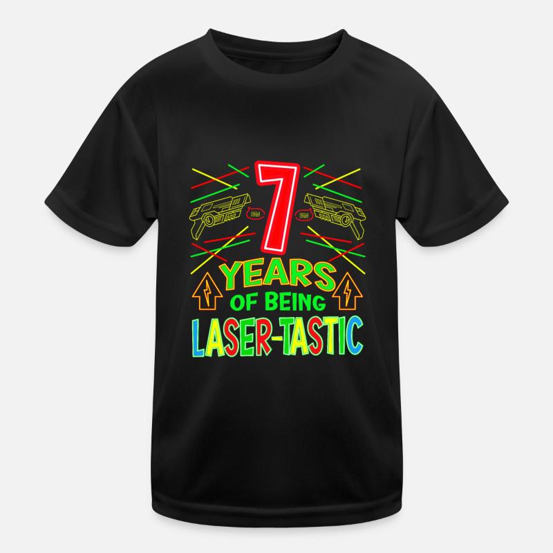 7 ans d’être laser-tastic ans laser T-shirt sport Enfant