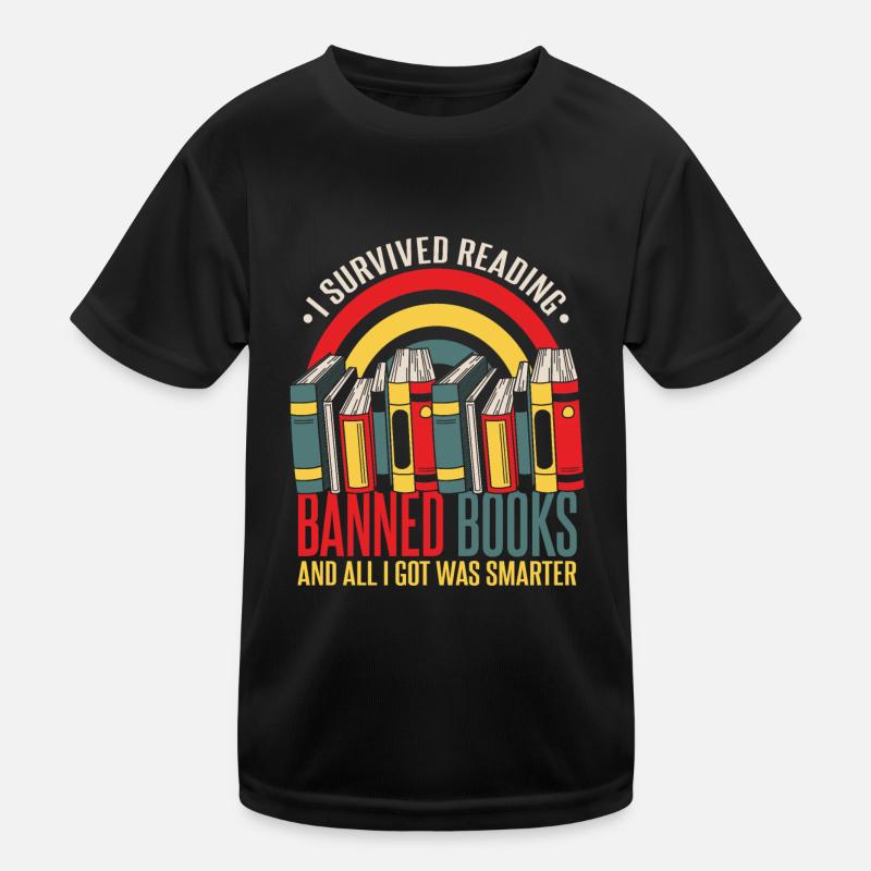 I Survived Reading Banned Books Kids Functional T-Shirt